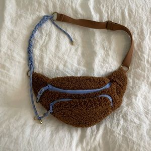 Anthropologie Sherpa Fanny pack
